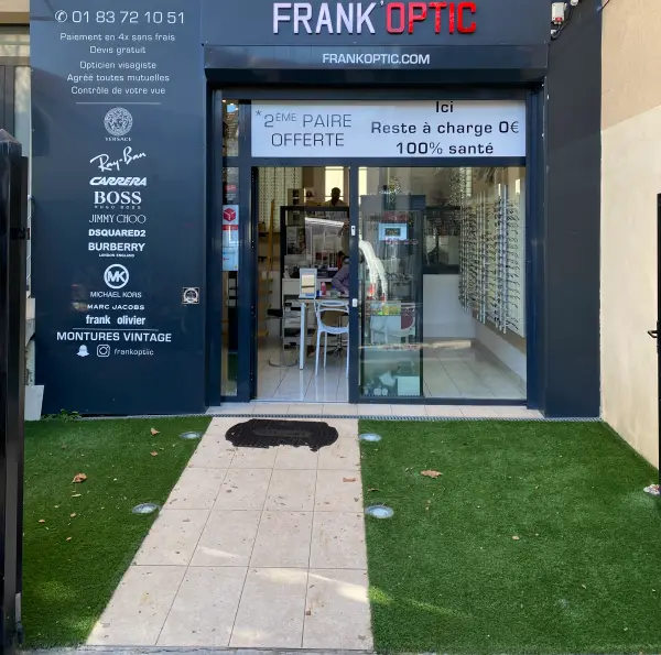 FRANK OPTIC MONTREUIL : 177 Boulevard de la Boissière 93100 MONTREUIL

FRANK OPTIC LEVALLOIS : 50 Rue Victor Hugo 92300 LEVALLOIS PERET